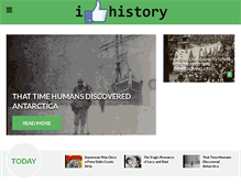 Tablet Screenshot of ilikehistory.com